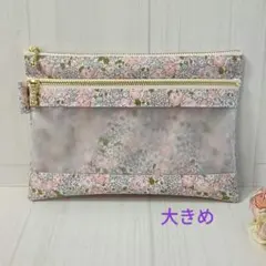 ☆ブラウン様専用④☆ ハンドメイドトートバッグ 和柄 桜 紫陽花 H129
