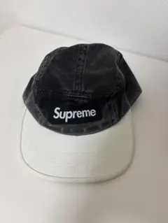Supreme ブラック ホワイト キャップ
