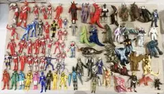 ウルトラマン　怪獣　戦隊　仮面ライダー怪人　ソフビ　まとめ売り