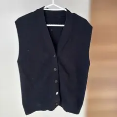 無印良品　ニットベスト　サイズL
