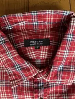 BURBERRY BLACK LABEL ネルシャツ サイズ3