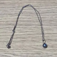 ブルーパール　イミテーション　ネックレス　ペンダント　レディース