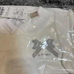 petit main襟付き長袖シャツ100