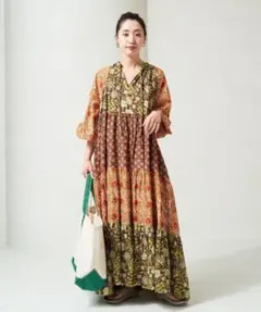 Freada♡花柄&ドットティアードワンピース 2025年最新フリーダワンピースの人気アイテム - メルカリ