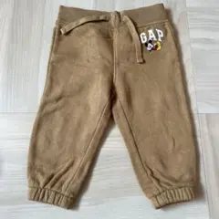 GAP×Disney mickey裏起毛ズボン80cm
