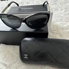 CHANEL サングラス 5207-Aココマークブラック系 5口17アイウェア