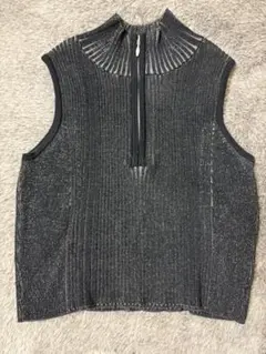 【PAGEBOY】ハーフZIPリブハイネックニット