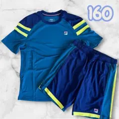 FILA フィラ テニスウェア 上下セット セットアップ メンズ ネイビー
