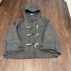 FURFURショート丈 ダッフルコート グレーのサムネイル