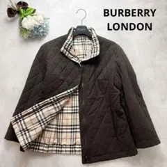 2way✨バーバリーロンドン キルティングジャケット ブラウン 38 チェック