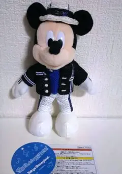 クラブマウスビート　黒ジャケミッキーぬいぐるみバッジ