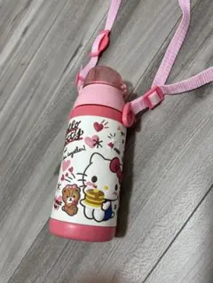 ハローキティ 子ども用水筒 ピンク