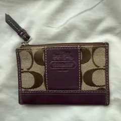 コーチ COACH コインケース パスケース キーチェーン付き