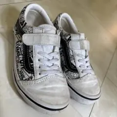 Vans キッズシューズ ホワイト ブラック