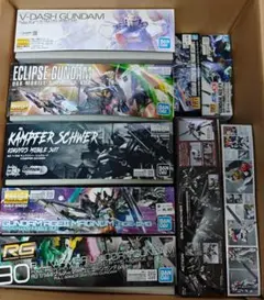 ガンプラまとめ売り 14体セット ガンプラ HG/MG 15箱まとめ売りセット（ザク14箱・限定・非売品あり
