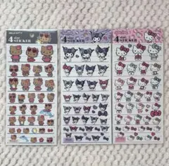 正規品 サンリオ 4サイズステッカー 日焼け ヒョウ