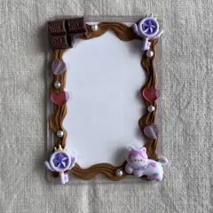 ホイップデコ　トレカケース　ねこ