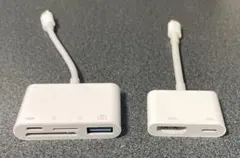 Apple純正品 AVアダプタ HDMI & カードリーダー 4in1アダプター