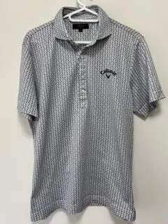 Callaway 幾何学模様 ポロシャツ Lサイズ