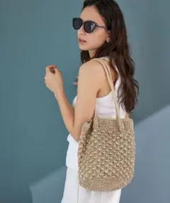 Plage RAFFIA BASKET バッグ 新品未使用タグ付き - メルカリ