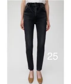 大人気マウジーmoussy MVS SKINNY ブラック 25インチ マウジー