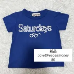 未使用◇Love&Peace&Money UVカット Tシャツ　80のサムネイル