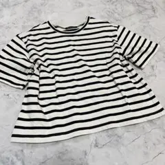 mizuiro ind ミズイロインド Tシャツ 半袖 ボーダー コットンのサムネイル