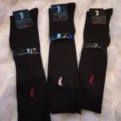 WESTERN POLO TEXAS ブラックソックス 3足セット