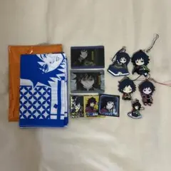 鬼滅の刃 冨岡義勇 極楽湯 手ぬぐいタオル ラバスト カード