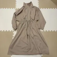 モ*︎様 ベージュ フルジップ マウンテンパーカー ロング