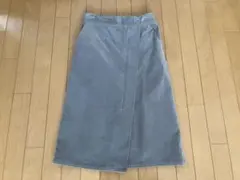 GALLARDAGALANTE（ガリャルダガランテ）ラップ風スカート　F　グレー