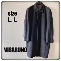 【美品】VISARUNO ビサルノ カシミヤ混 ロングコート sizeXL