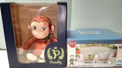 おさるのジョージ ぬいぐるみ＆スープカップ