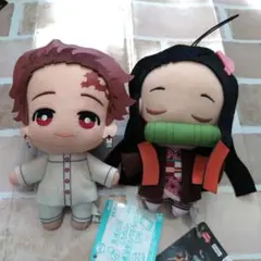 タグ付き鬼滅の刃 ともぬい 蝶屋敷 竈門炭治郎 ぬいぐるみ 竈門禰豆子 ねずこ