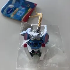 신품 미개봉 Disney ディズニー スティッチ ストラップ 冬季モーグル