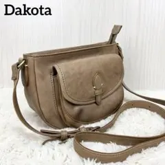 極美品 Dakota ダコタ レザー 本革 ビーバーショルダーバッグ　斜めがけ