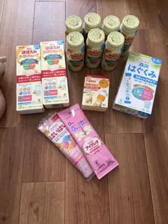 明治ほほえみ缶780g＋らくらくミルク200ml×3缶＋和光堂はいはい