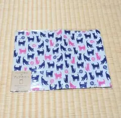 ブックカバー　布製　猫柄　文庫本サイズ