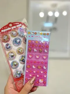 ハローキティ 日焼け カプセルポップシール タイルシール セット 新品 正規品