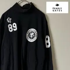 PEARLY GATES（パーリーゲイツ）ハイネックカットソー/5/ブラック