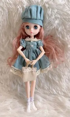 ★新品未使用★球体関節人形 洋服付き可愛いい女の子 26cm