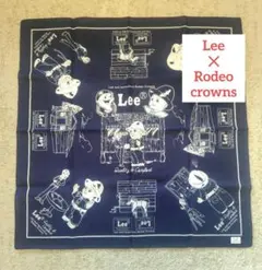 【新品】Lee バンダナ リー レトロ ネイビー コットン　コラボ　日本製　レア