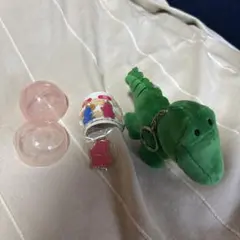 たべっ子どうぶつ ワニ カバ キーホルダー