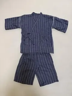 甚平 ストライプ 上下セット140