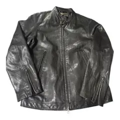 BACK NUMBER ライダース ジャケット 山羊 革 ダブルジップのサムネイル