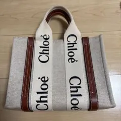 Chloé Woody スモールトートバッグ キャンバスのサムネイル