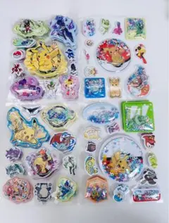 ピカチュウシール8枚セット　外装無し　3D お得