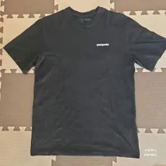 patagonia ブラック Tシャツ バックプリント