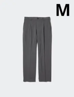 UNIQLO タックワイドパンツ グレー M ユニクロ