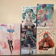 初音ミク　フィギュア5個セット　新品未開封品